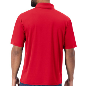 Chemise de golf en polyester/coton tricoté à logo personnalisé, respirante, à manches courtes, boutonnée sur le devant, pour homme, style décontracté, idéale pour l'été – Meilleure vente - Product Image 3