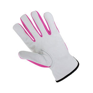 ถุงมือทำงานหนังสังเคราะห์ที่ทนทานและผ่านการรับรอง EN420เนื้อผ้าด้านหลังเพื่อความปลอดภัยและงานช่างทำสวน - Product Image 4