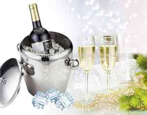 Est Elling iigh ade Rade leglegant ararty amammered taintainless Teel hamhampagne INE ine CE ucucket ililver etal - Product Image 2