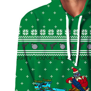 Meilleures ventes Pull pour hommes Automne Polaire Hoodies Polyester/Coton Brodé Logo Personnalisé Conception de Noël Respirant - Product Image 4