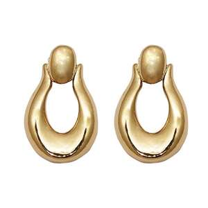 Pendientes de tuerca chapados en oro de 14 quilates Beadside, blanco, amarillo, 1302831, bonito patrón de bola de moda con perlas para bodas, compromisos, fiestas - Product Image 1