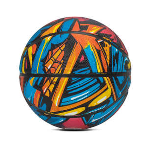 Pelota de baloncesto de goma de alta calidad, pelota de baloncesto de goma Natural con logotipo del cliente - Product Image 4