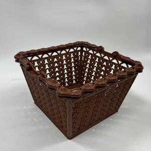 Panier de rangement en plastique de qualité supérieure avec un beau motif et une poignée écologique pour le service OEM de décoration de la maison du VIET NAM - Product Image 4