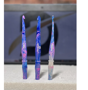 Best Selling 5mm Resin Handcrafted Knitting Needle Nautical Style <b>Crochet</b> <b>Hooks</b> for Yarn Weaving Top Notch Quality - Product Image 1