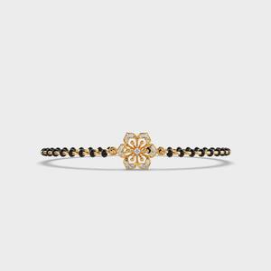 Eterna Flower Diamond Bracelet in 14KT Yellow / White / <b>Rose</b> <b>Gold</b> - Product Image 3