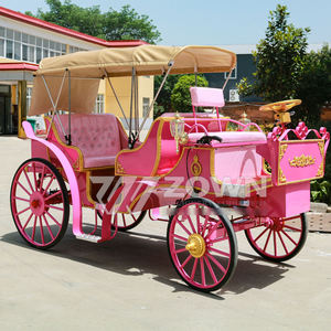 Chariot touristique de qualité supérieure, chariot rose princesse électrique exquis, LED personnalisable et lumineuse - Product Image 2