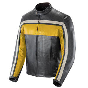 Último estilo Pakistán hizo hombres chaquetas de moto al por mayor precio bajo Moq hombres chaquetas de moto - Product Image 3
