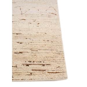 Tapis en laine afghane noué à la main, couleur ivoire, Re-1415, pour usage domestique - Tapis rectangulaire à motif abstrait pour salon et couloir - Product Image 4