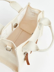 Sac fourre-tout mini en toile personnalisé avec logo OEM ODM, petit sac à main en toile de coton pour femme avec poche zippée – Fabricant - Product Image 2
