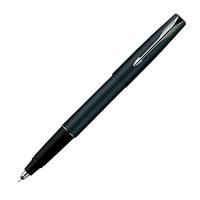 Haute qualité noir mat vecteur Chrome garniture rouleau stylo à bille porte-clés gratuit Design élégant pour l'écriture lisse bureau cadeaux