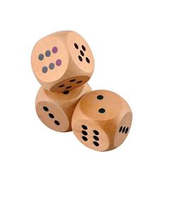 Dados de madera de diseño equilibrado que garantizan un juego justo, dándole a los jugadores confianza en cada lanzamiento durante partidas competitivas, siempre hoy. - Product Image 6