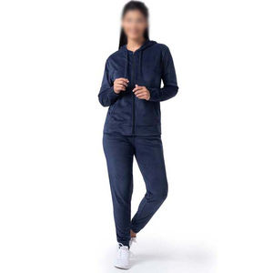 Chándal con capucha de Invierno para mujer, transpirable, 100% de algodón, para gimnasio, Fitness, ropa deportiva personalizable, pantalones ligeros para correr y conjunto con capucha - Product Image 4