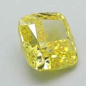 Hot Sale 2.00 Carat Fancy Yellow <b>Cushion</b> Cut Loose Diamond Gemstone Jewelry Making Factory Price in wholesale - Product Image 4