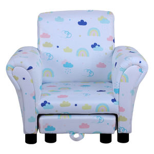 Chaise rembourrée pour tout-petit, fauteuil pour tout-petit avec bois massif, tissu en spandex, canapé pour enfant, chaise pour enfant pour la salle à manger et l'école - Product Image 1