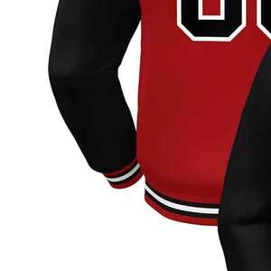 Chaqueta Universitaria Personalizada con Diseño Propio, Chaqueta de Béisbol de Forro Polar para Hombre, Chaquetas Universitarias Lisas al por Mayor - Product Image 6