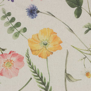 Produits textiles de maison en gros d'Inde, nappes blanches avec impression multicolore, 150 x 220 cm, 180 g/m², 100 % coton - Product Image 2