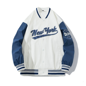Nouveau produit Explosion veste de baseball avec logo imprimé pour hommes tendance universitaire bombardier universitaire veste de baseball pour hommes - Product Image 2