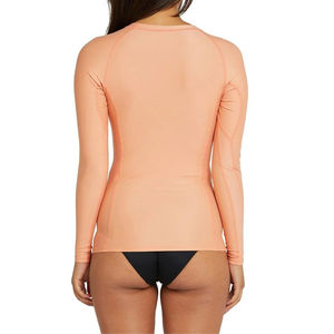 High Quality <b>Women</b> Long Sleeve Rash Guard <b>Swim</b> <b>Shirt</b> Custom Logo Printing High Quality Plain Design Wholesale Swimming Wear - Product Image 6