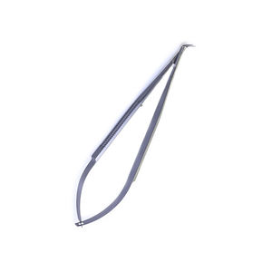 Bes Quality Micro Tijeras 90 en ángulo en plano Afilado Fino Mango plano Acero inoxidable 7 ''18cm Metal Acero Sala de cirugía Tijera - Product Image 4