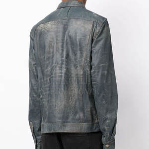 Dernière conception de veste d'hiver en cuir personnalisée pour hommes en plein air, fabriquée au Pakistan, le produit d'hiver en cuir de qualité le plus populaire - Product Image 4