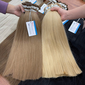 Slavic Bulk Double Drawn Cuticle Aligned Bulk Hair Bulk Vietnamese Human Hair <b>Extensions</b> - Product Image 1