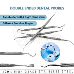 Instrumental Dental de Acero Inoxidable Duradero, Kits de Exploración Dental, Diseño Más Reciente de 2025 - Product Image 3