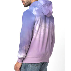 2025 Nueva gran oferta sudaderas con capucha de sublimación para hombres para adultos sudaderas con capucha Logotipo de impresión personalizado sudadera básica para hombres - Product Image 2