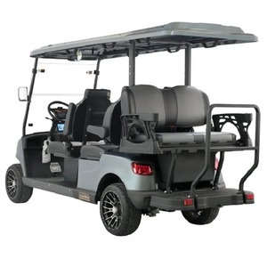 รถกอล์ฟไฟฟ้ามาร์แชล 6 ที่นั่ง แบบยกสูง พร้อมกระจกบังลม ท้ายรถแบบแคดดี้ ความเร็ว 70 กม./ชม. ระยะทาง 50-70 กม. ได้รับการรับรองมาตรฐาน GCC/CE/Eec/Dot - Product Image 3