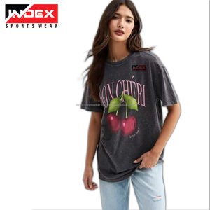 Venta al por mayor hombres lavado ácido sólido Vintage Camiseta 100% algodón de gran tamaño de secado rápido cuello redondo diseño de alta calidad Impresión de transferencia de calor - Product Image 5