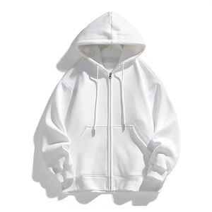 เสื้อฮู้ดผ้าฝ้าย100% ใส่ได้ทั้งชายและหญิงแบบลำลองโอเวอร์ไซส์พร้อมโลโก้ด้านหน้าที่มีสไตล์ปรับแต่งได้จากโรงงาน - Product Image 2