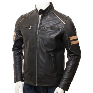 2025 chaqueta de cuero de moda de alta calidad personalizable para hombres chaqueta de cuero para hombres para ropa de invierno al aire libre - Product Image 6