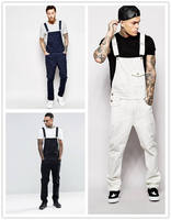 Pago OEM vaquero estilo vaquero alta calidad hombres personalizados Jean overoles mono Jeans para hombres Slim Fit Denim Jeans