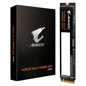 नई गीगाबाइट AORUS Gen4 5000E SSD 500GB 1TB AG450E1TB-G / AG450E500G-G आंतरिक ठोस राज्य ड्राइव अप करने के लिए 5,000mb/एस M.2 2280