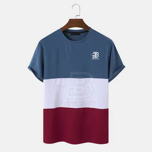 T-shirts de haute qualité pour hommes T-shirt à manches courtes avec logo personnalisé en tissu de coton T-shirt pour hommes au prix de gros - Product Image 1