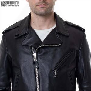 Chaqueta de cuero de bombardero de camuflaje con logotipo personalizado de alta calidad a prueba de viento para hombres OEM ODM servicio personalizado - Product Image 6