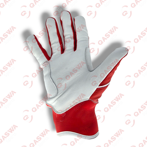 Gants de frappe de baseball professionnels en matériau durable rouge blanc avec prise en main améliorée, ajustement confortable pour des performances maximales - Product Image 3