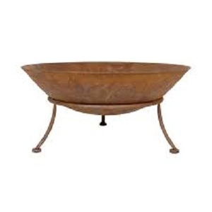 สวนกลางแจ้งบาร์บีคิวหลุมไฟชามลานเครื่องทําความร้อนเหล็กFirepit Log BurnerโลหะBrazier - Product Image 5