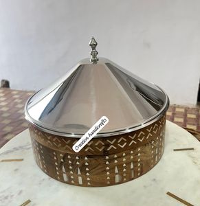 Casserole et marmite en métal en bois et en acier inoxydable Nouveaux modèles pour la maison, les hôtels et les restaurants - Product Image 5