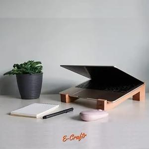 Bandeja de regazo de madera de bambú personalizada, soporte de escritorio portátil para cama, mesa de estudio, soporte para ordenador portátil, escritorio de ordenador con cojín de almohada - Product Image 2