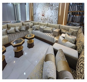 <b>Arabic</b> Majlis majlis style <b>sofa</b> classic design Elegant living room set Luxury corner seating Space-saving design - Product Image 1