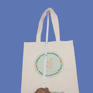 Sac fourre-tout en toile de coton de grande capacité de shopping de logo personnalisé sac cadeau durable multicolore - Product Image 5