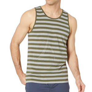 Camiseta sin Mangas de Cuello Redondo para Hombre, Informal, de Alta Calidad, Ropa Deportiva, Transpirable, Tejida, 100% Algodón, de Secado Rápido, con Diseño Liso - Product Image 4