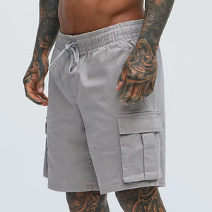 Vente en gros de shorts cargo pour hommes shorts cargo souples en coton et polyester personnalisés pour hommes shorts d'été décontractés et respirants - Product Image 1
