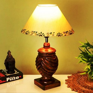 โคมไฟตั้งโต๊ะไม้ผลิตภัณฑ์ขายดีโคมไฟตั้งโต๊ะทำจากไม้ - Product Image 3