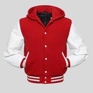 Nouvelle Veste Teddy Homme Personnalisée 2025 avec Capuche, Imperméable et Respirante, en Laine et Cachemire, Style Letterman, Vente en Gros - Product Image 1