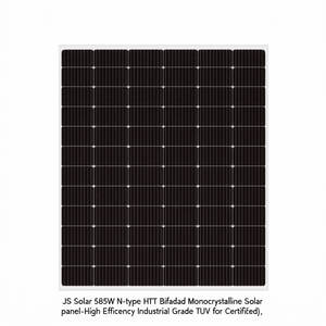 แผงโซลาร์เซลล์ JS Solar 585W N-Type HJT แบบสองหน้า โมโนคริสตัลไลน์ - ประสิทธิภาพสูง เกรดอุตสาหกรรม ได้รับการรับรองมาตรฐาน TUV - Product Image 2