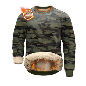 Sudadera de Hombre de Alta Calidad con Cuello Redondo, Estilo Deportivo, Nueva Moda, Talla Grande, Camuflaje - Product Image 1