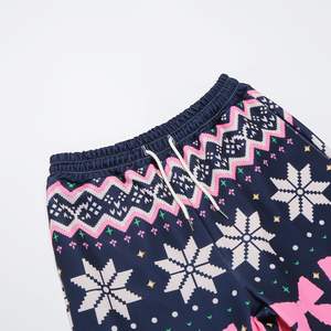 Pantalones de chándal navideños de lujo para mujer, edición 2025, pantalones de chándal navideños con cordón acogedor, regalo de invierno cálido de poliéster - Product Image 4