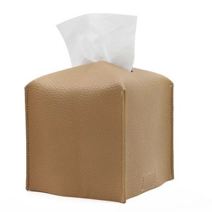 Napkin Storage Leather Hotel Tissue <b>Box</b> With Logo Embossing Restaurant Holder <b>Personalised</b> LBTC-0036C - Product Image 5
