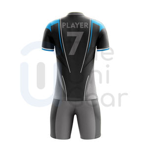 Venta al por mayor de uniformes de fútbol Superior establece camisetas de fútbol de equipo personalizado con pantalones cortos OEM sublimado fútbol Kit ropa proveedor de fábrica - Product Image 4